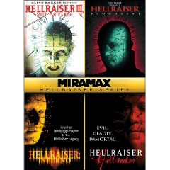 Miramax Hellraiser Series: Hellraiser III: Hell on Earth / Hellraiser IV: Bloodline / Hellraiser V: Inferno / Hellraiser VI: Hellseeker movie